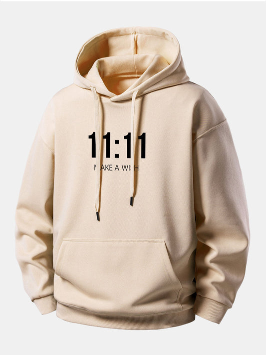 11:11 Print Relax Fit Hoodie