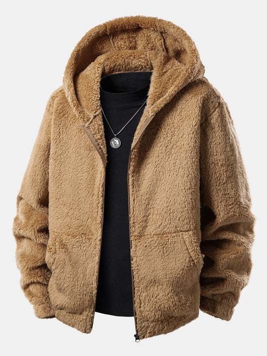 Teddy Zip Up Hoodie