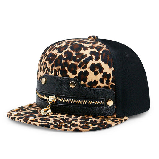Franklin Leopard Print Baseball Cap, Adjustable Unisex