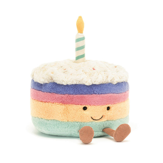 Jellycat Amuseables Rainbow Cake 26cm