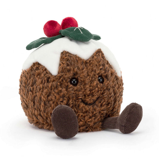 Jellycat Christmas Amuseable Pudding 14cm