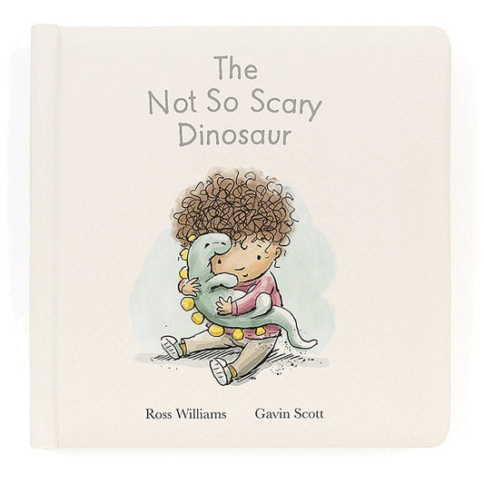 Jellycat Book The Not So Scary Dinosaur (Douglas the Dino) 19cm