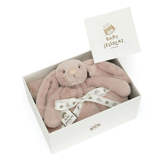 Jellycat Blankie Bashful Luxe Bunny Rosa 56cm