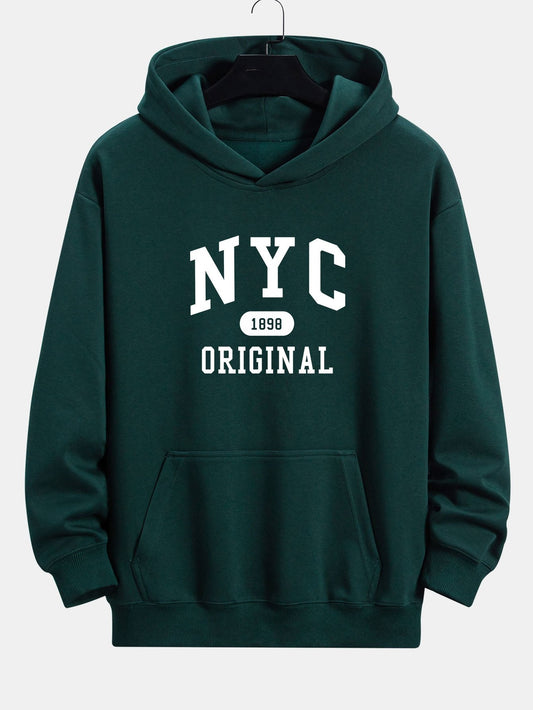 NYC Original Print Relax Fit Hoodie