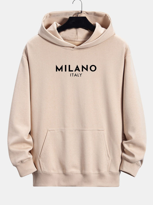 Milano Print Relax Fit Hoodie
